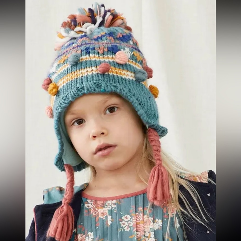 NWT Matilda Jane Just Imagine Hanni Fleece-Lined Sweater Knit Hat